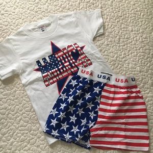 Joe Boxer Patriotic USA Underwear & America Tee Shirt